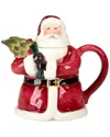Certified International Santa's Secret 3d Teapot