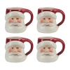 Certified International Santa's Secret 4-pc. Coffee Mug In Blue
