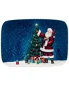 Certified International Santa's Secret Rectangular Serving Platter