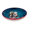 Certified International Santa's Secret Serving Bowl In Blue