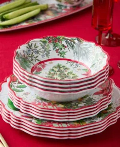 Certified International Santas Delivery Melamine Dinnerware Set In Miscellaneous