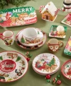 Certified International Santas Retro Christmas Dinnerware Collection In Multi