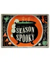 Certified International Scaredy Cat Rectangular Platter In Multicolor