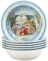 Certified International Seacoast Melamine Set Of 6 All Purpose Bowl