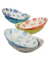 Certified International Seaside Set Of 6 Soup Or Pasta Bowl, 6 Asst In Miscellaneous