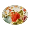 Certified International Autumn Harvest Oval Platter In Multi