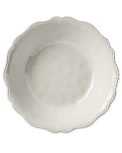Certified International Set Of 4 Isabella Crackle Melamine All Purpose Bowls In White