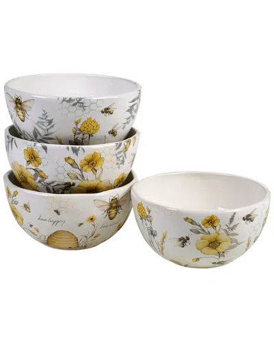 Certified International Set Of 4 Sierra Ice Cream Bowls In Multicolor