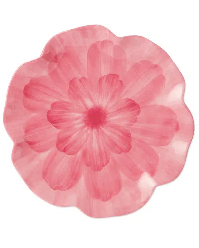 CERTIFIED INTERNATIONAL CERTIFIED INTERNATIONAL SET OF 4 WILDFLOWER 3D FLORAL SALAD PLATES