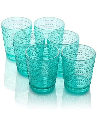 CERTIFIED INTERNATIONAL CERTIFIED INTERNATIONAL SET OF 6 SANTA FE 16OZ ACRYLIC DOUBLE OLD-FASHIONED  GLASSES