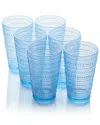 Certified International Set Of 6 Santa Fe 22oz Acrylic Ice Tea Glasses