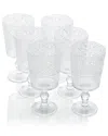 Certified International Set Of 6 Victoria 14oz Acrylic All Purpose Goblets