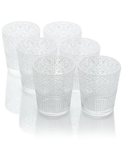 CERTIFIED INTERNATIONAL CERTIFIED INTERNATIONAL SET OF 6 VICTORIA 16OZ ACRYLIC DOUBLE OLD-FASHIONED  GLASSES