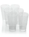 Certified International Set Of 6 Santa Fe 22oz Acrylic Ice Tea Glasses