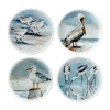 Certified International Shorebirds 4-pc. Earthenware Salad Plate In Multi