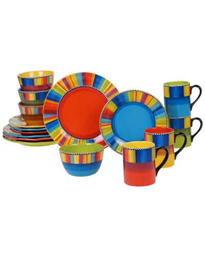Certified International Sierra 16pc Dinnerware Set In Multicolor