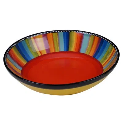 Certified International Sierra Serving/pasta Bowl In Red