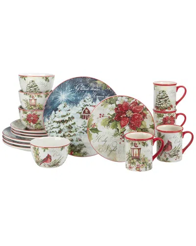 CERTIFIED INTERNATIONAL CERTIFIED INTERNATIONAL SILENT NIGHT 16PC DINNERWARE SET