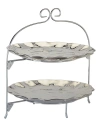 CERTIFIED INTERNATIONAL CERTIFIED INTERNATIONAL SILVER COAST 2-TIER RACK WITH 11IN PLATES