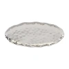 Certified International Silver Coast Porcelain Serving Platter In Silver
