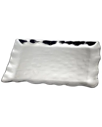Certified International Silver Coast Rectangular Platter