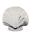 Certified International Silver Coast Set Of Four 3d Shell Candy Plates In Miscellaneous