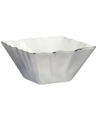 Certified International Silver Coast Square Snack Bowls (set Of 4)