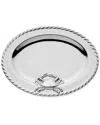 Certified International Silver Plated Crab Oval Platter