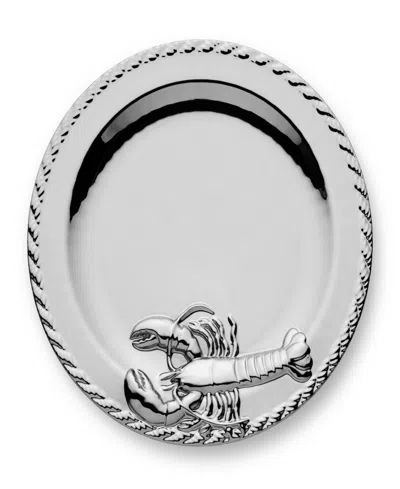 Certified International Silver Plated Lobster Round Platter In Miscellaneous