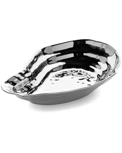 CERTIFIED INTERNATIONAL CERTIFIED INTERNATIONAL SILVER-PLATED OYSTER SERVING BOWL