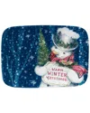 Certified International Snowman Greetings Rectangular Serving Platter