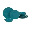 Certified International Solid Color Melamine 12-pc. Dinnerware Set In Blue