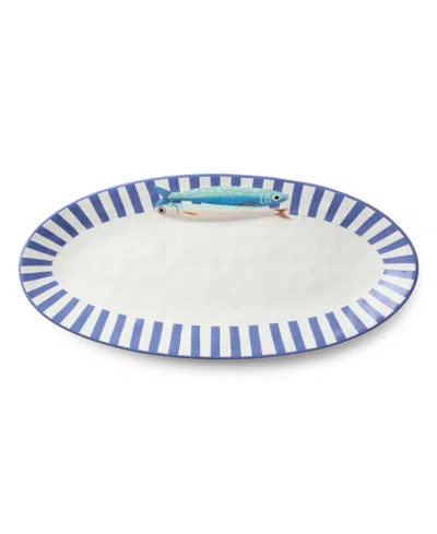 Certified International Something Fishy Platter In Multi