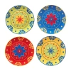 Certified International Spice Love 4-pc. Earthenware Salad Plate In Red