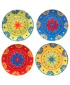 Certified International Spice Love Salad Plates Set Of 4 In Miscellaneous