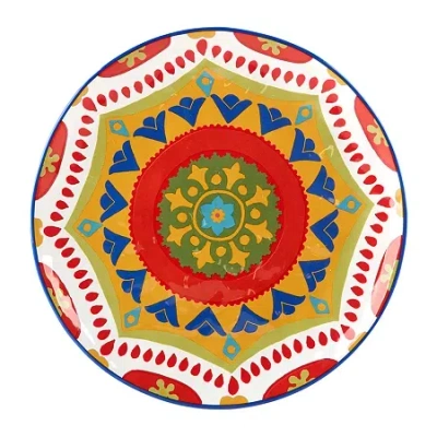 Certified International Spice Love Serving Platter In Red