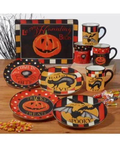 Certified International Spooky Halloween Collection In Orange