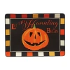 Certified International Spooky Halloween Serving Platter In Black