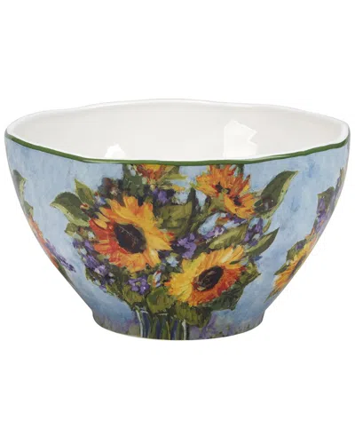 Certified International Sunflower Bouquet Deep Bowl
