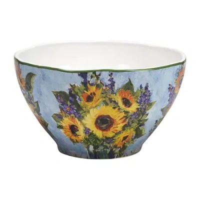 Certified International Sunflower Bouquet Serving Bowl In Multi