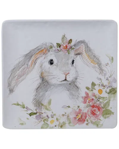 Certified International Sweet Bunny Square Platter