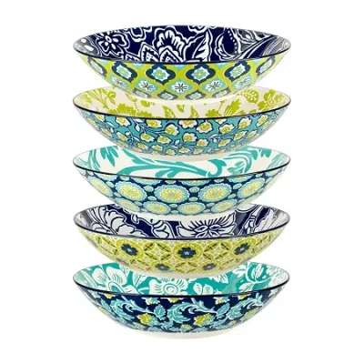Certified International Tapestry 6-pc. Porcelain Soup Bowl In Multi