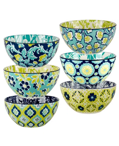 CERTIFIED INTERNATIONAL TAPESTRY ALL PURPOSE BOWLS, SET OF 6