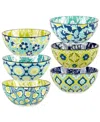 Certified International Tapestry Set Of 6 All Purpose Bowls In Miscellaneous