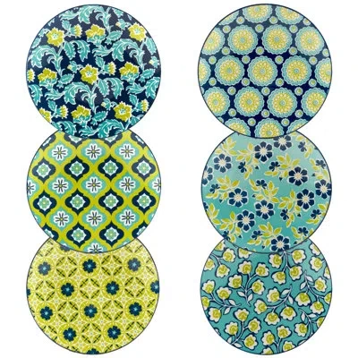 Certified International Tapestry Set Of 6  Salad Plate 8.5" (6) Asst.