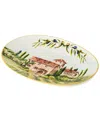 Certified International Tuscany Oval Platter In Multi