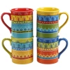 Certified International Valencia 4-pc. Mug Set In Multi