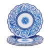 Certified International Veranda 4-pc. Melamine Dinner Plate In Blue