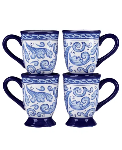 Certified International Veranda Set Of 4 Mugs, 14 Oz, Service For 4 In Miscellaneous
