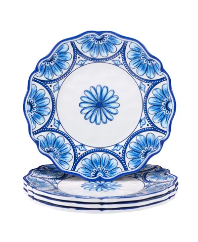 Certified International Veranda Set Of 4 Dinner Plate 11", Service For 4 In Miscellaneous